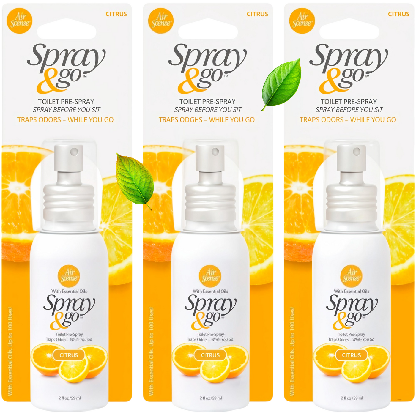 Spray & Go Citrus 3PK