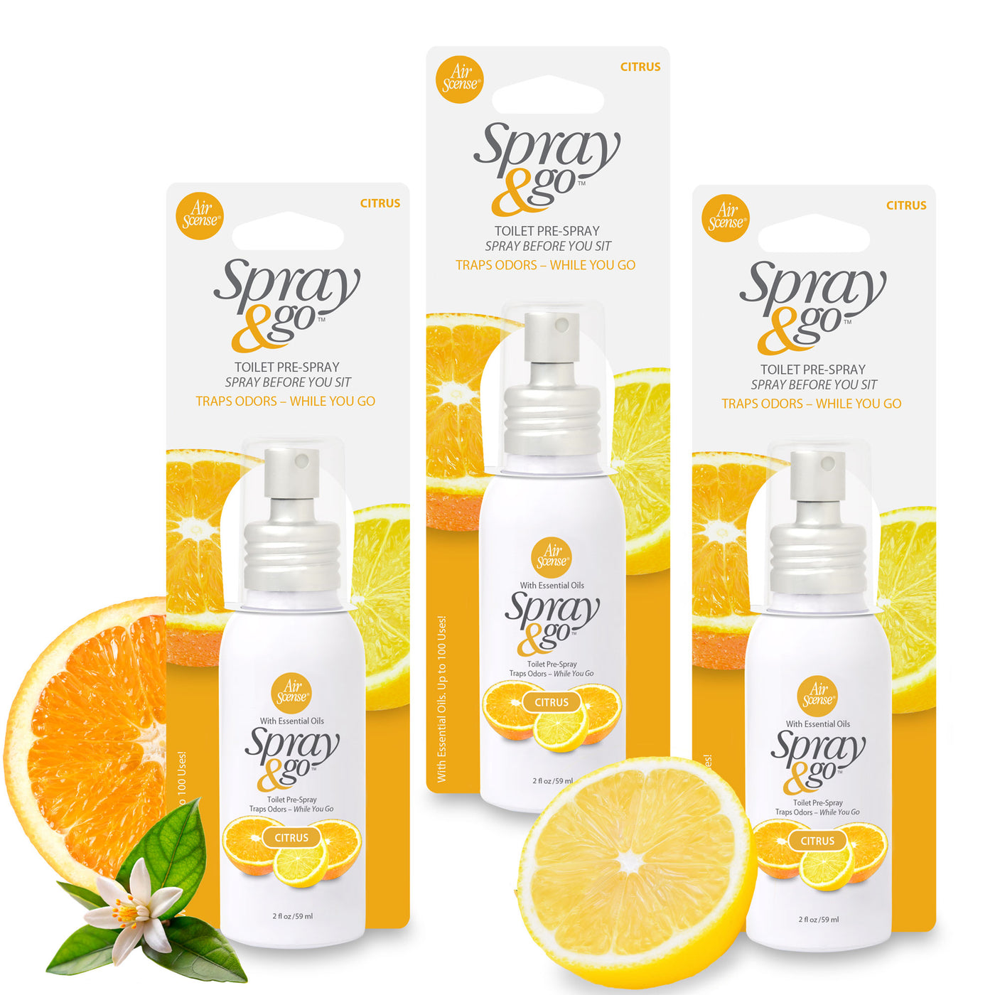 Spray & Go Citrus 3PK