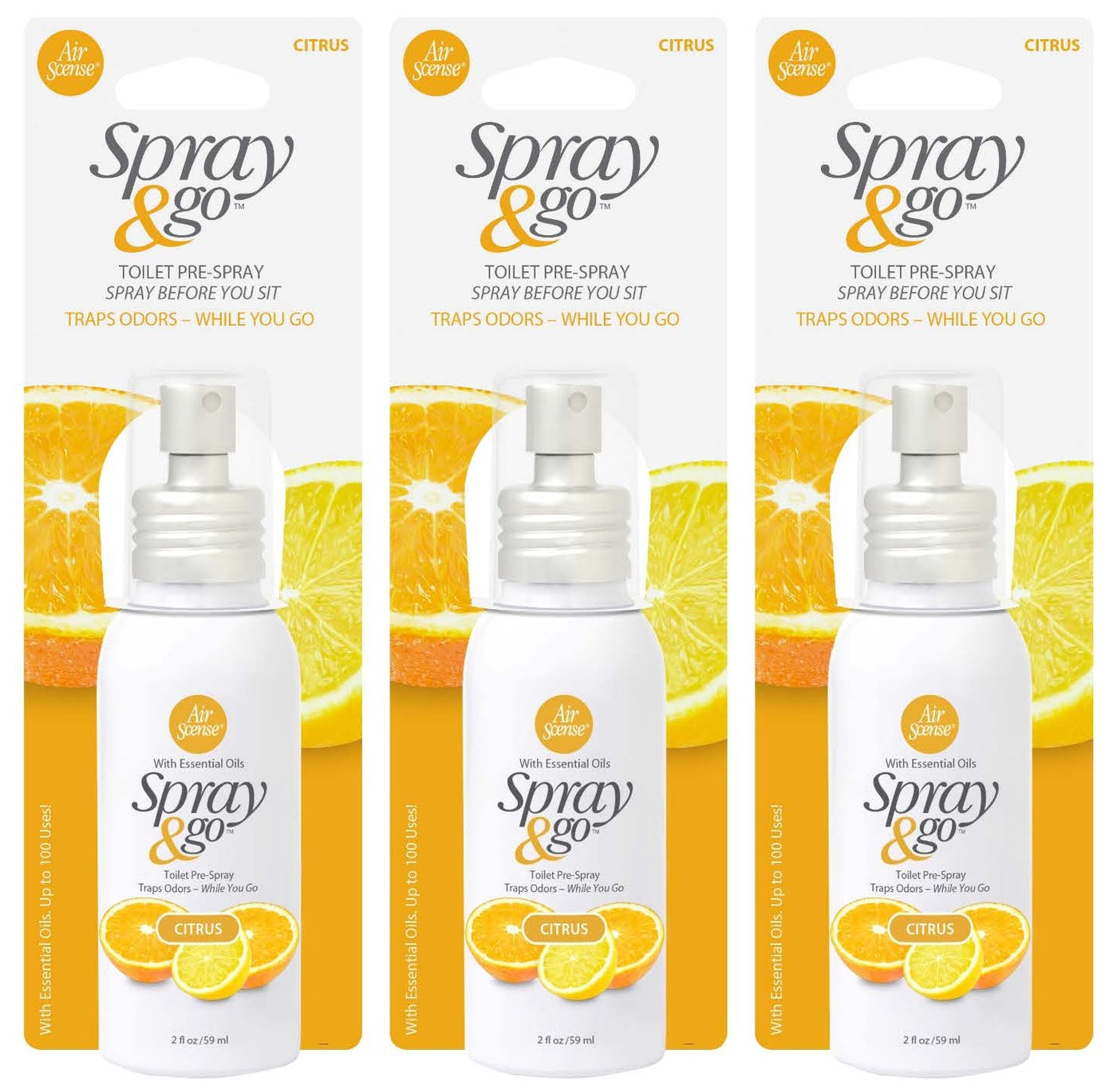 Spray & Go Citrus 3PK