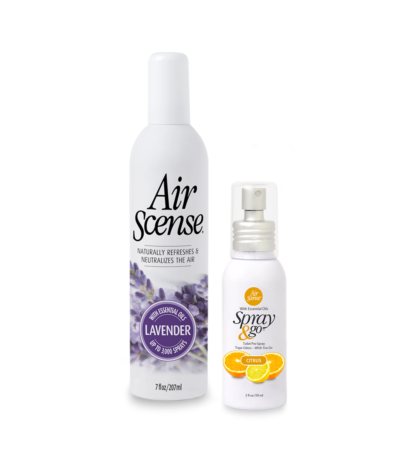 Air Scense | Lavender And Citrus Bundle | Unique Pre-Poop Toilet Spray For Bathrooms