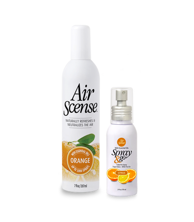 Air Scense | Sweet Citrus And Orange Spray | All Natural Citrus Essentoil Oil Poo Poo Spray